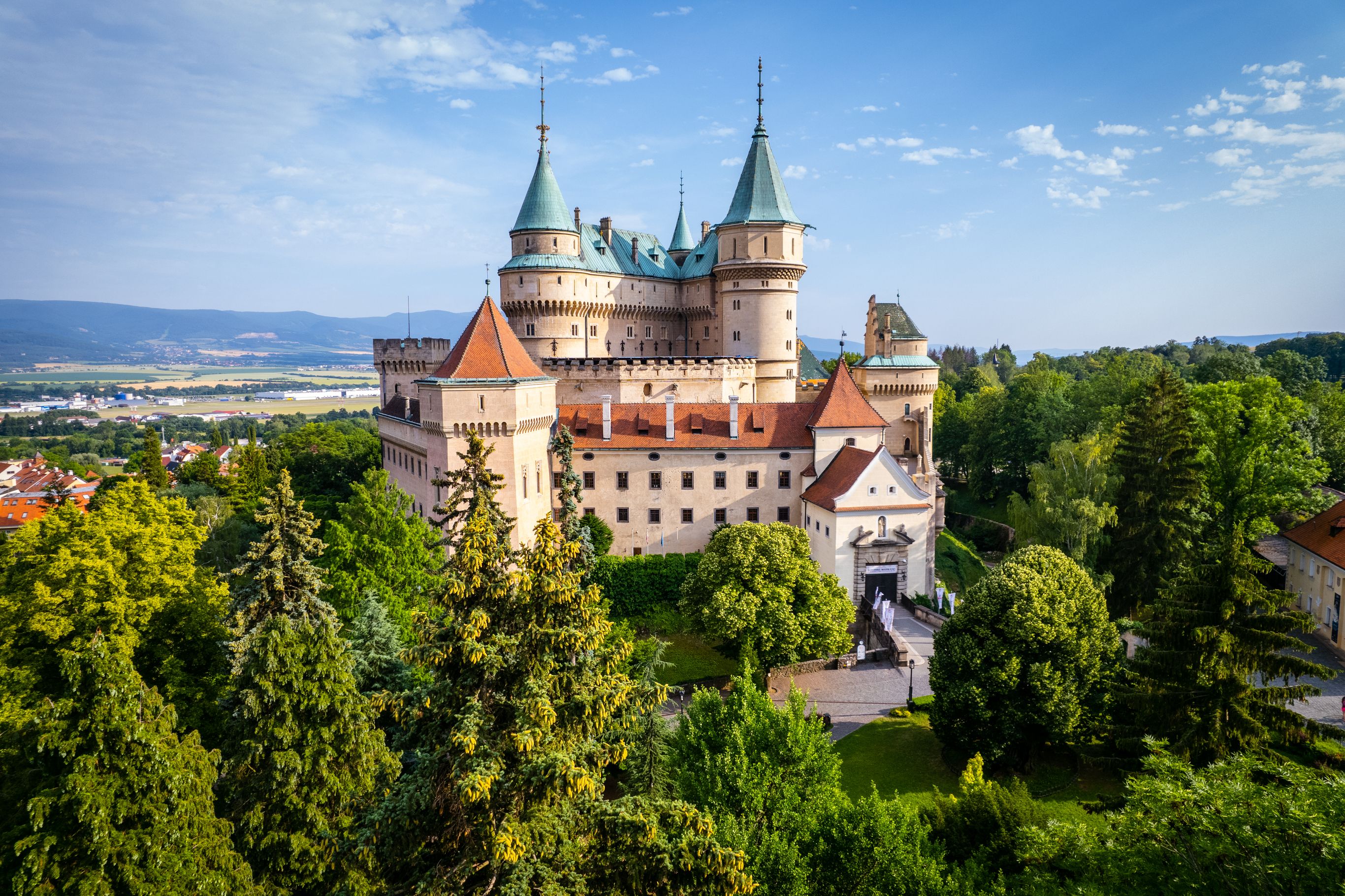 Bojnický zámok castle in Slovakia