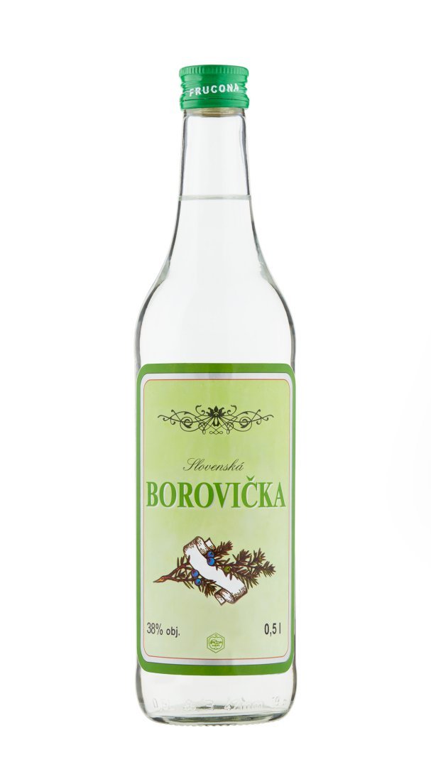Traditional borovička spirit