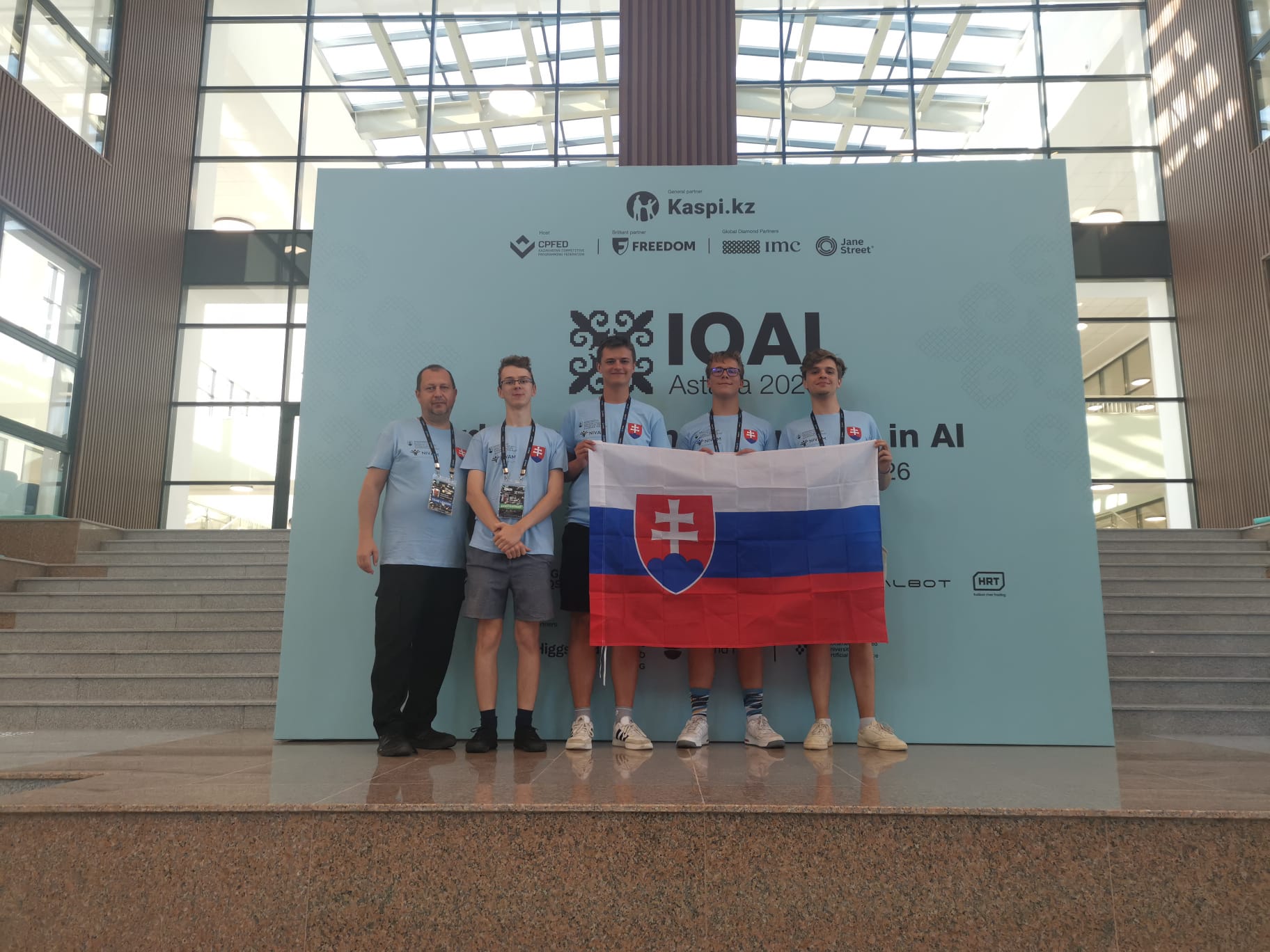 Slovak IOAI 2026 Team group photo