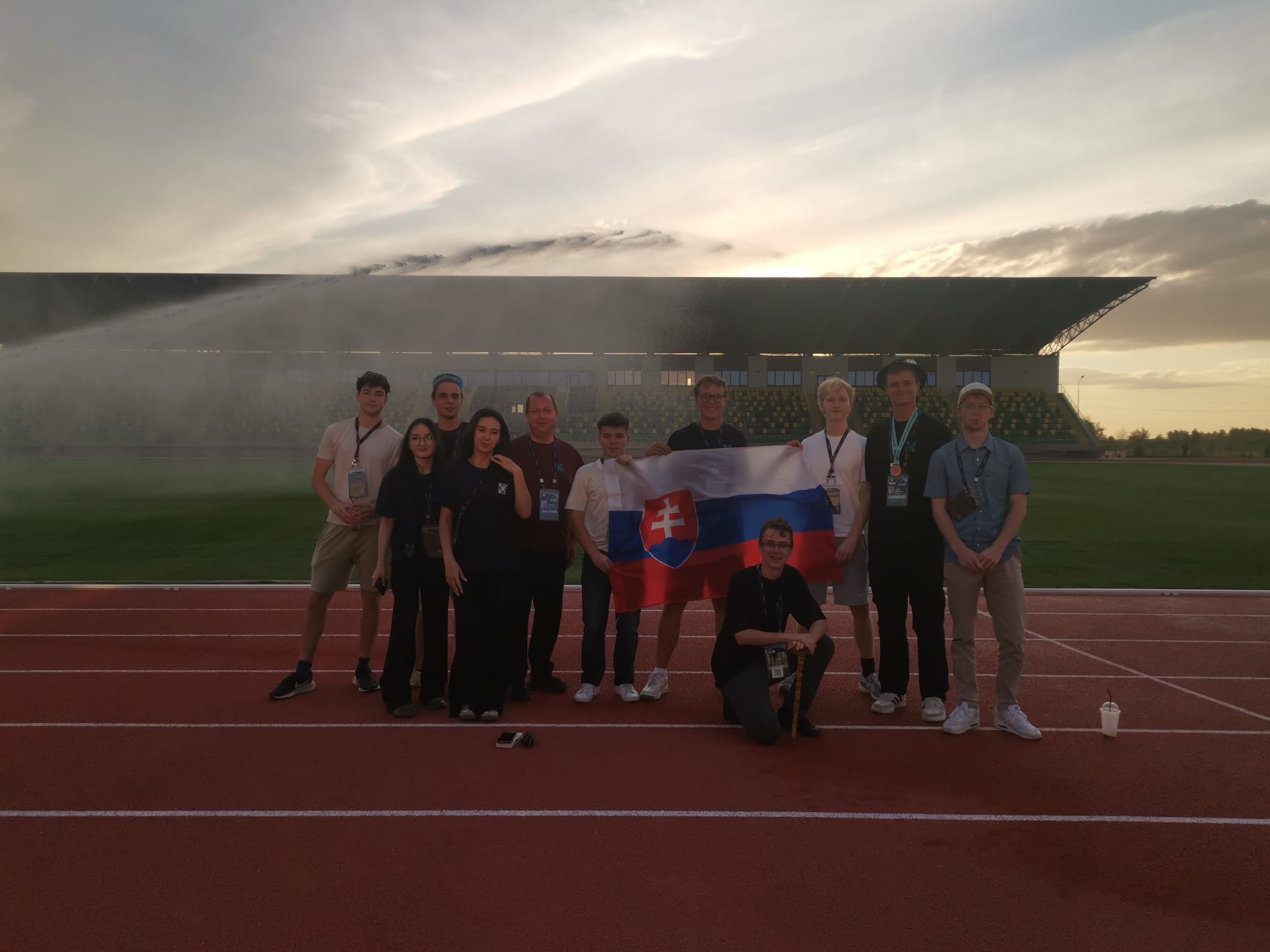 Slovak IOAI 2026 Team celebration photo