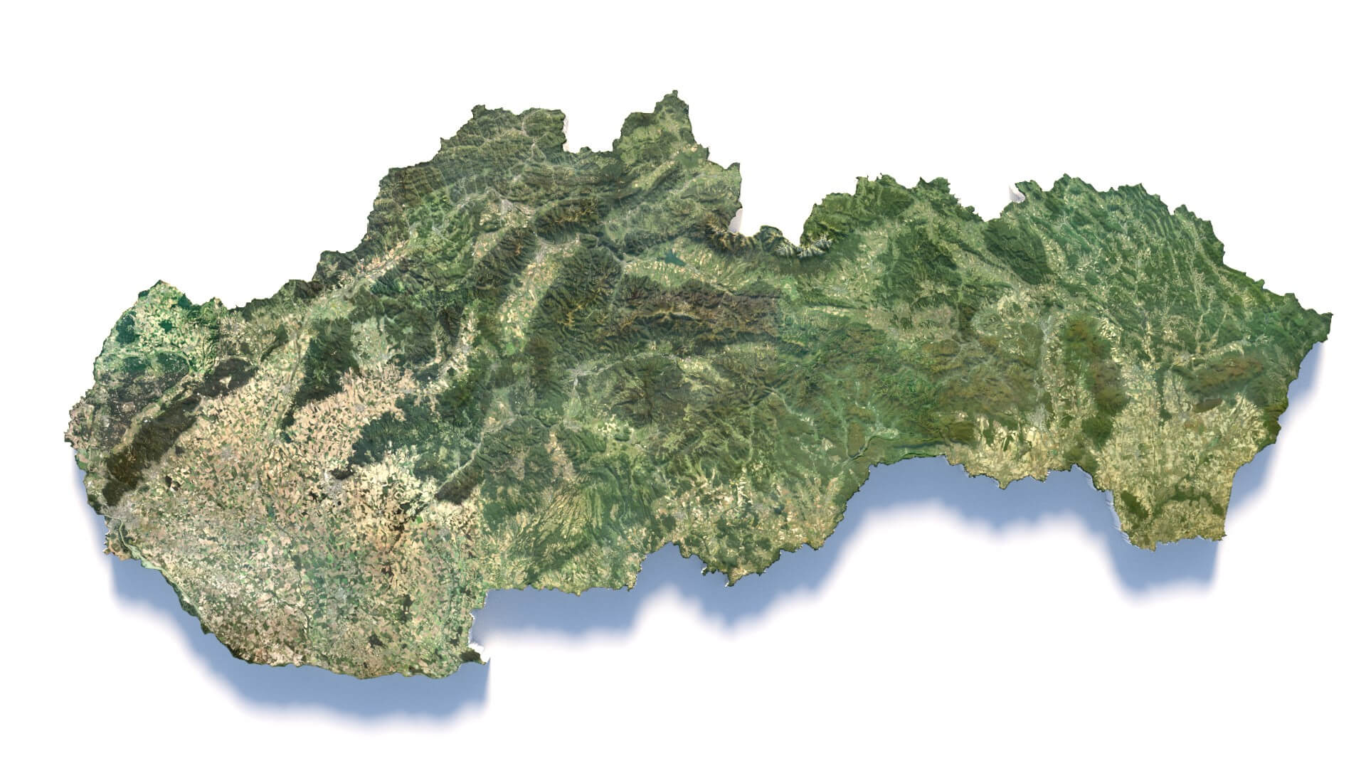 Map of Slovakia